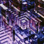 Lenovo Research: Workplace Changes Highlight Rise of Invisible IT brand image - stacked, translucent, geometric shapes