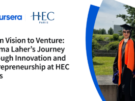 Fatima Laher’s Innovation Path: Entrepreneurial Success at HEC Paris From Vision to Venture: Fatima Laher’s Journey through Innovation and Entrepreneurship at HEC Paris - Coursera Blog