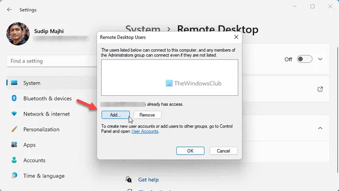 Add-remove-remote-desktop-users-Windows 11