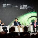 NVIDIA AI Summit Discusses Safety in Autonomous Vehicle Technology Three panelists speaking at the AV session during the NVIDIA AI Summit in DC.