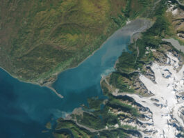 NASA Highlights Stony Waters in Kachemak Bay A view of Alaska