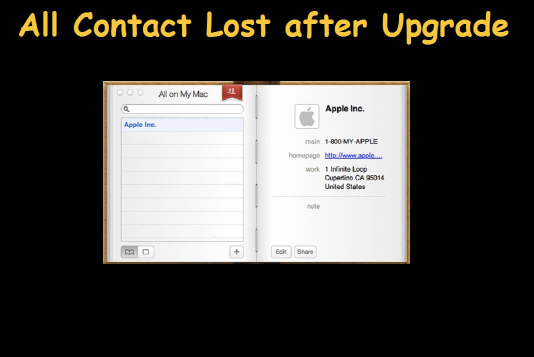all-contacts-gone-after-yosemite All contacts gone after Yosemite upgrade