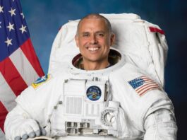 NASA Astronaut Anil Menon Opens Up for Prelaunch Virtual Interviews NASA astronaut and International Space Station Expedition 74/75 flight engineer Anil Menon poses for a portrait at NASA