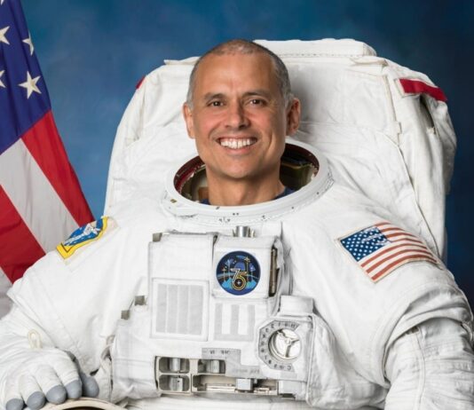 NASA Astronaut Anil Menon Opens Up for Prelaunch Virtual Interviews NASA astronaut and International Space Station Expedition 74/75 flight engineer Anil Menon poses for a portrait at NASA