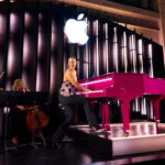 Apple marks 50th anniversary with global celebrations in unique style. Apple hosts 50th anniversary celebrations around the world