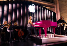 Apple marks 50th anniversary with global celebrations in unique style. Apple hosts 50th anniversary celebrations around the world