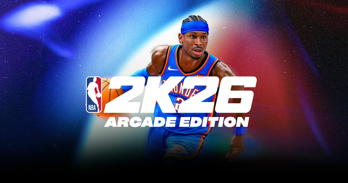 apple arcade nba 2k26 arcade edition key art lp.jpg.og .jpg Make history in every era in NBA 2K26 Arcade Edition, launching October 16
