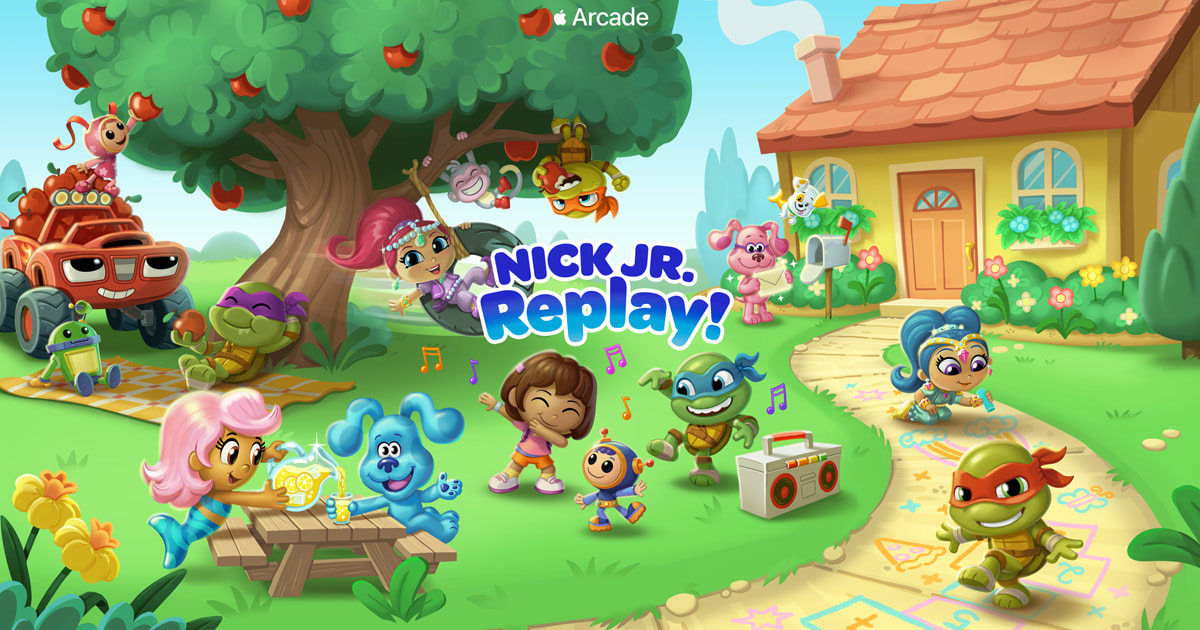 Apple Arcade brings endless family fun with Nick Jr. Replay! on May 7