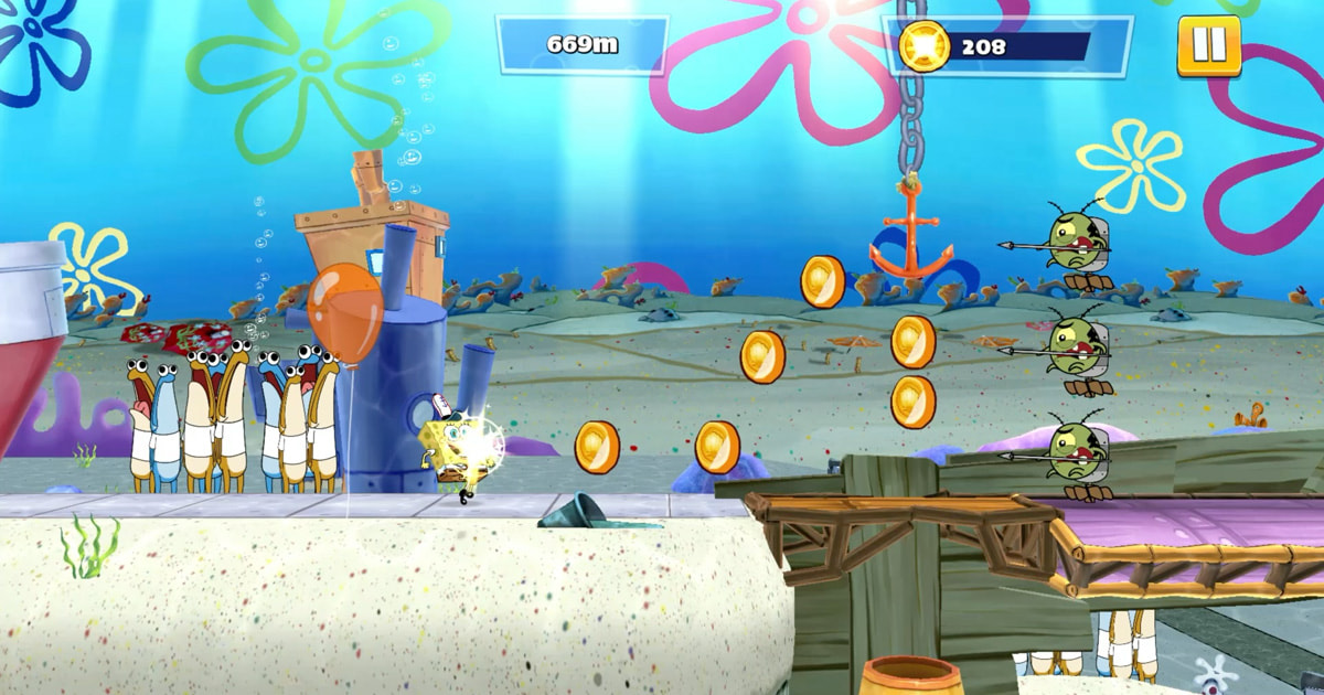 Apple Arcade launches special crossover events featuring SpongeBob SquarePants
