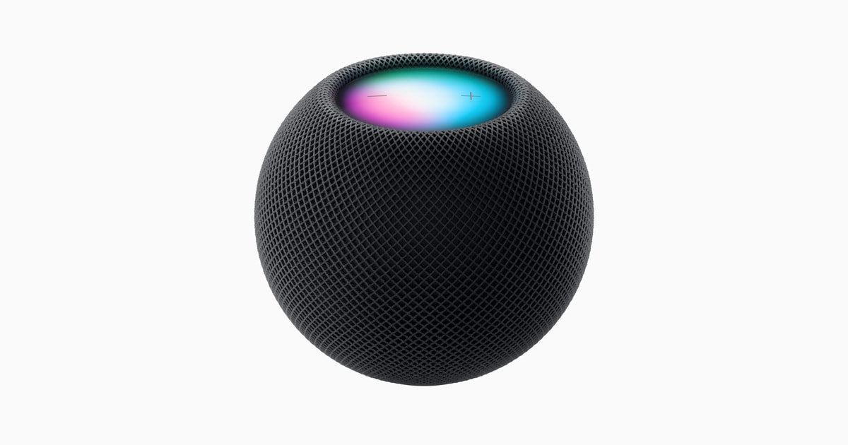 Apple introduces HomePod mini in midnight
