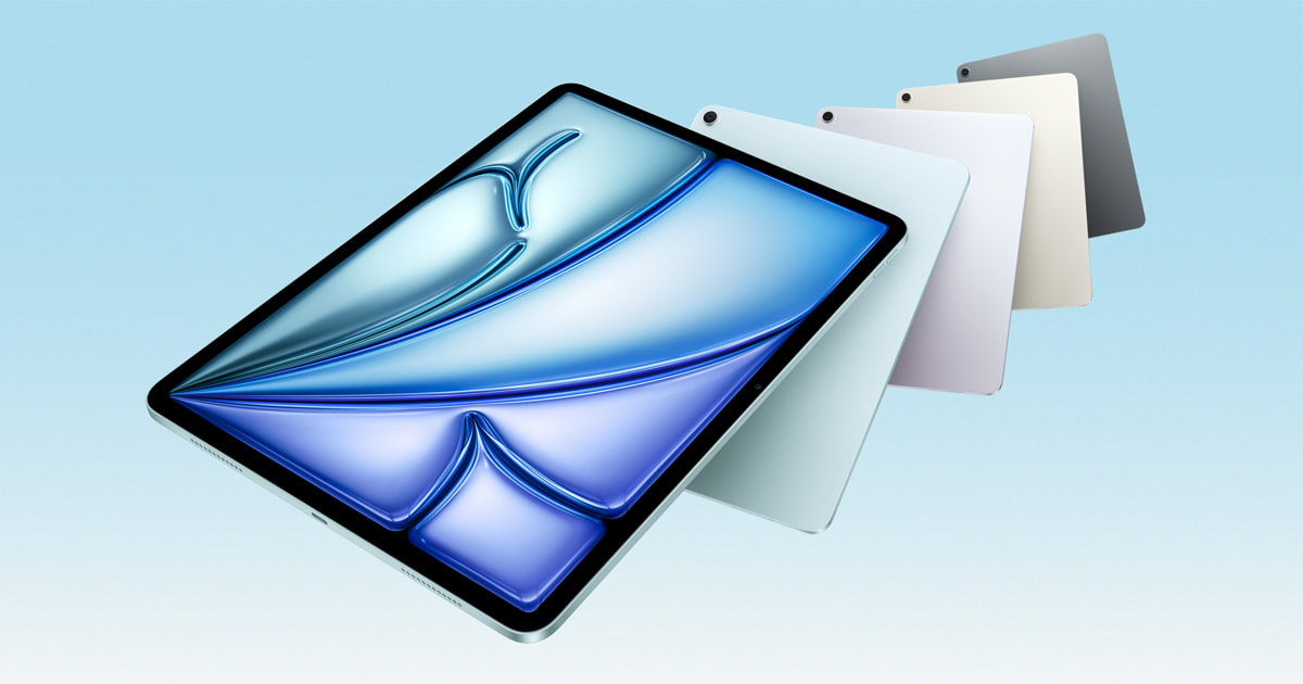 apple ipad air hero 250304 lp.jpg.og .jpg Apple introduces iPad Air with powerful M3 chip and new Magic Keyboard