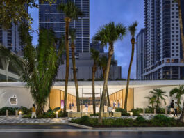 Apple Store debuts at Miami Worldcenter on January 24. Apple Miami Worldcenter opens Friday, January 24, in downtown Miami