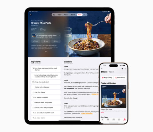 Apple Launches New Feature: News+ Food Unveiled Apple introduces News+ Food