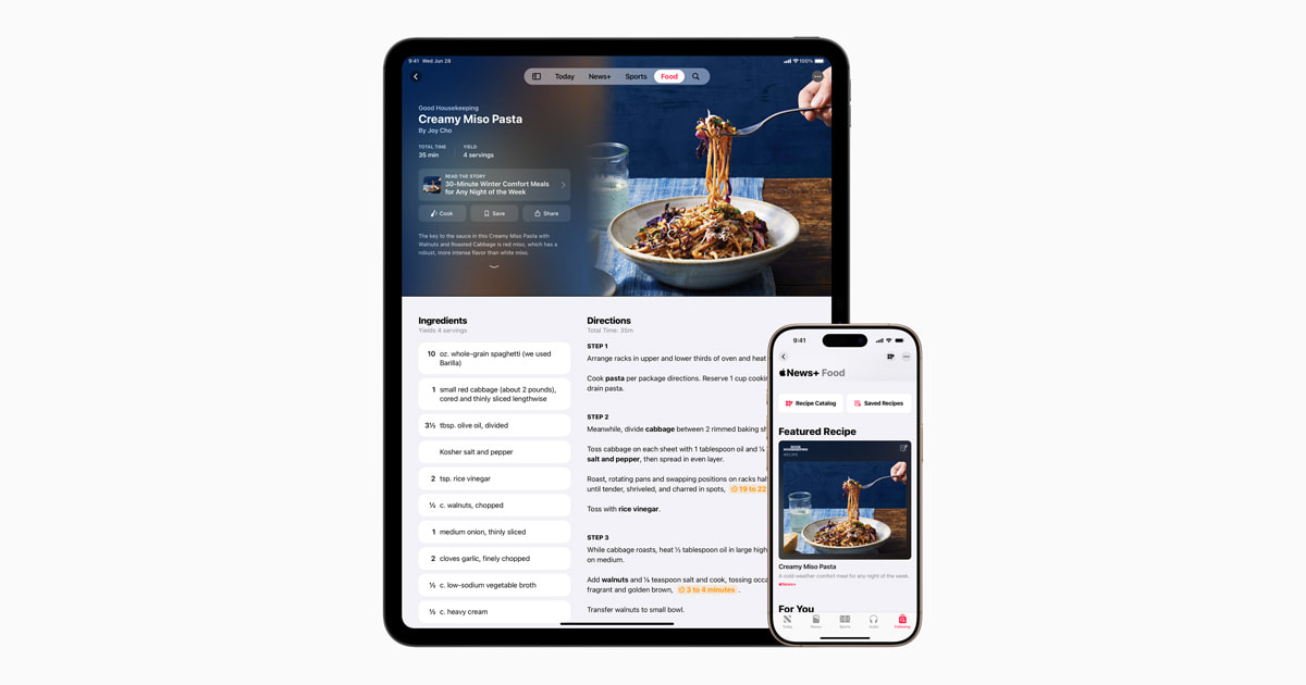 apple news plus food feed lp.jpg.og .jpg Apple introduces News+ Food
