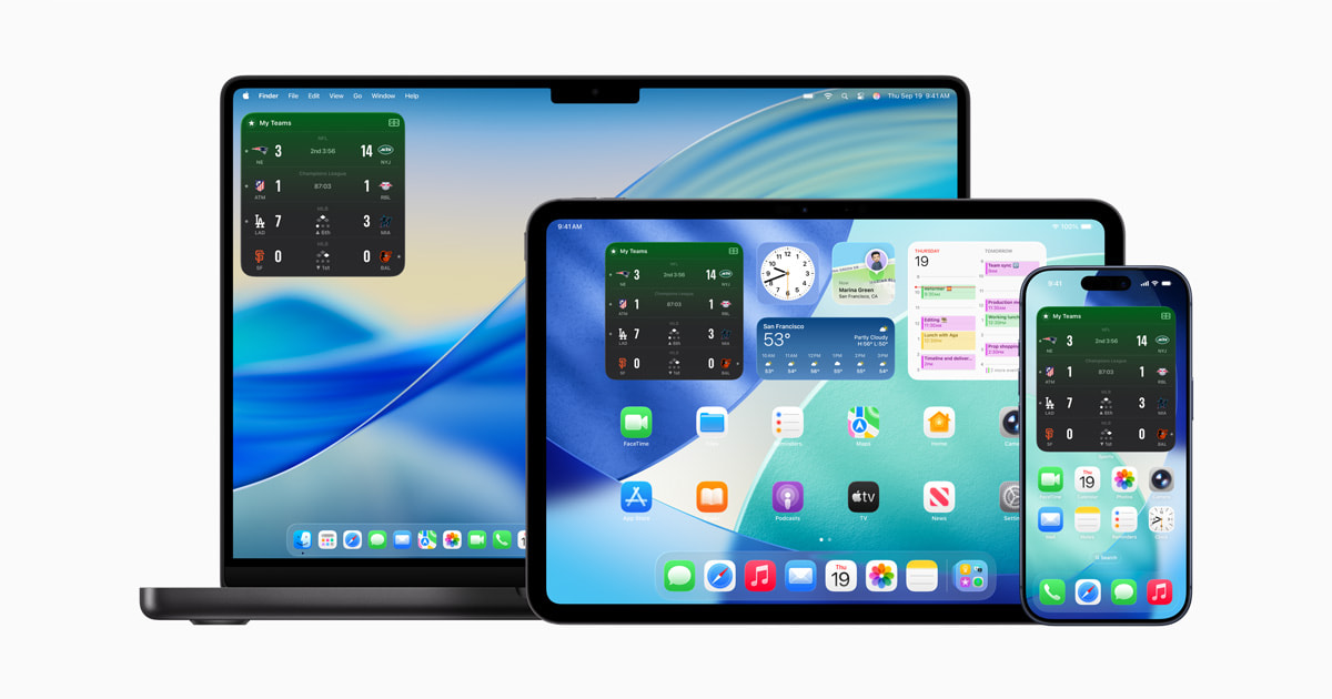 apple sports app widget multi devices lp.jpg.og .jpg Apple Sports adds widgets and expands to eight new countries