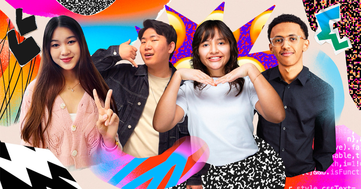 apple swift student challenge winners group shot lp.jpg.og .jpg Meet four of this year’s Swift Student Challenge winners