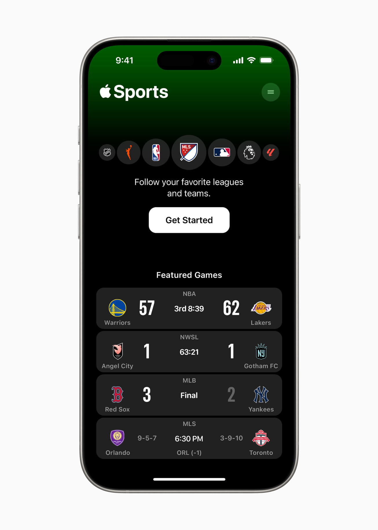 apple today introduced apple sports a free app for iphone