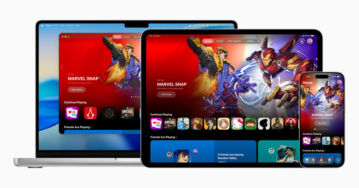 Introducing the Apple Games app: A personalized home for games