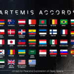 Bangladesh Joins Artemis Accords, NASA Announces New Partnership Graphic of flags representing Artemis Accords signatories as of April 8, 2025