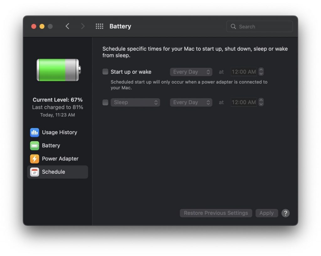 Shut down your MacBook