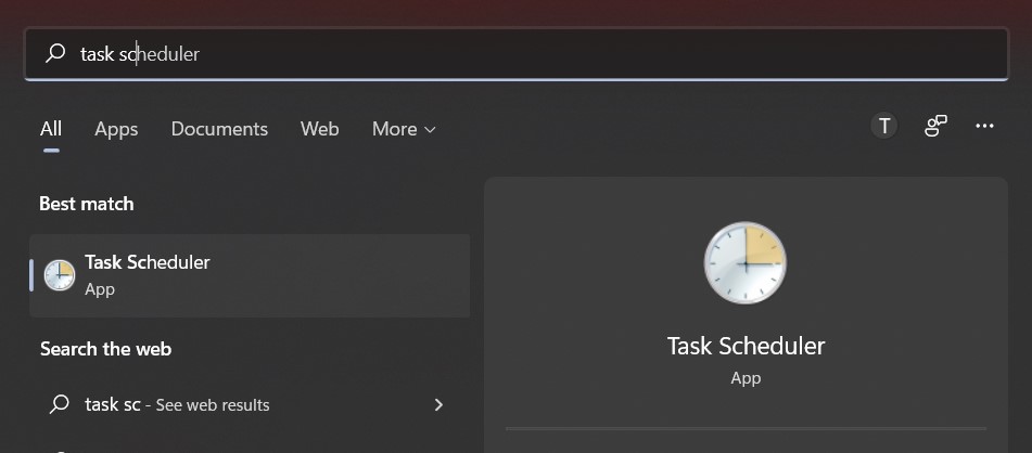 automated tasks on Windows 11