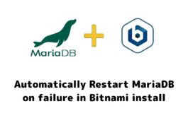 How to Automatically Restart Failed MariaDB service in Bitnami? automatically restart bitnami mariadb on failure