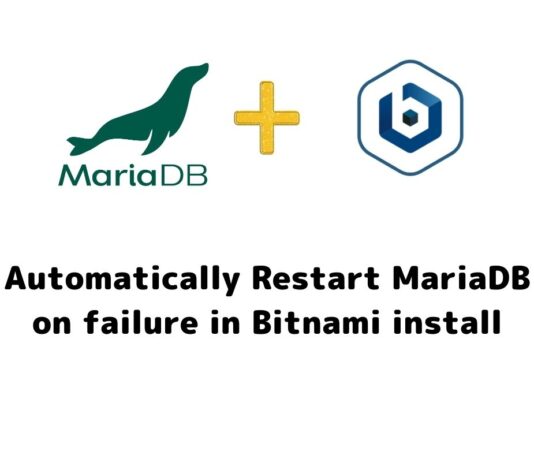 How to Automatically Restart Failed MariaDB service in Bitnami? automatically restart bitnami mariadb on failure