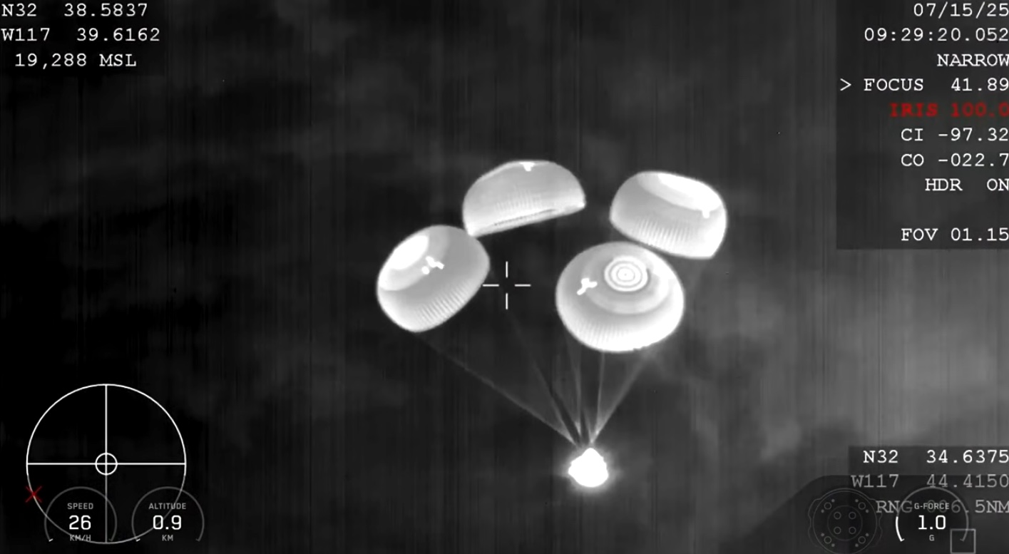 ax4 reentry.jpeg Ax-4 private astronaut mission returns to Earth