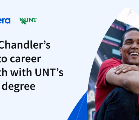 Josh Fast-Tracks Bachelor’s Degree Using UNT’s BSGB Program How Josh accelerated his bachelor’s degree journey with UNT’s BSGB - Coursera Blog
