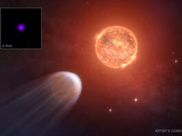 NASA’s Chandra Discovers Young Exoplanet Diminishing in Size This release features an artist