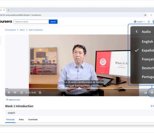 Coursera Introduces AI-Translated Courses in Multiple Languages Coursera Launches AI-Dubbed Courses in Spanish, French, Brazilian Portuguese, and German - Coursera Blog
