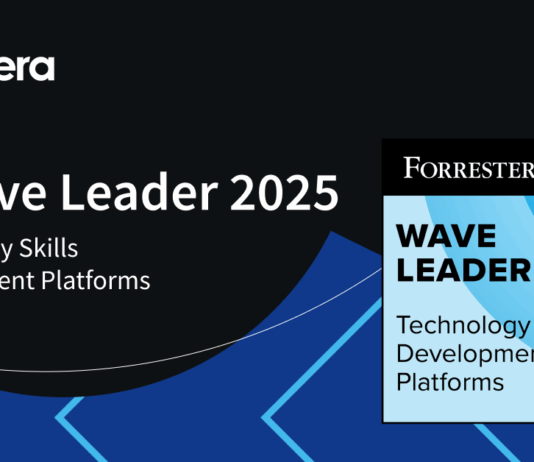 Coursera Recognized as Leader in Forrester’s 2025 Tech Skills Report Coursera named a Leader in The Forrester Wave™: Technology Skills Development Platforms, Q2 2025 - Coursera Blog
