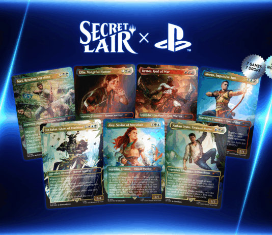 Magic: The Gathering, PlayStation Secret Lair Collab Debuts October First in-depth look at Magic: The Gathering Secret Lair x PlayStation collaboration, launching this October