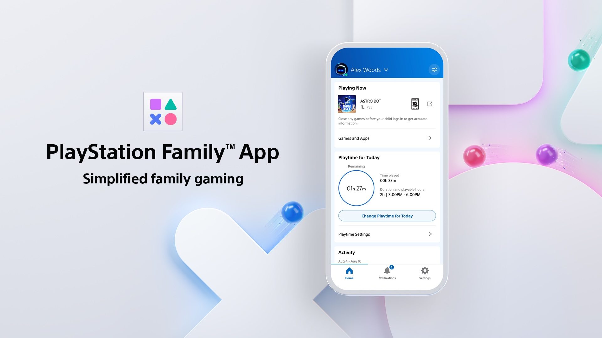 Announcing PlayStation Family App for parental controls and family management