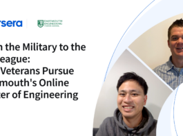 Veterans Transition from Military to Ivy League Engineering Online From the Military to the Ivy League: Two Veterans Pursue Dartmouth's Online Master of Engineering - Coursera Blog