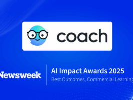 Coursera Coach Honored with Newsweek AI Award in Education Coursera Coach Wins Newsweek AI Impact Award for Outcomes in Commercial Learning - Coursera Blog