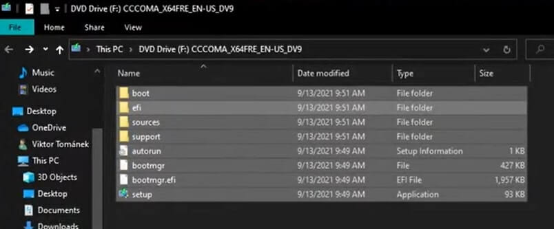 Bootable drive