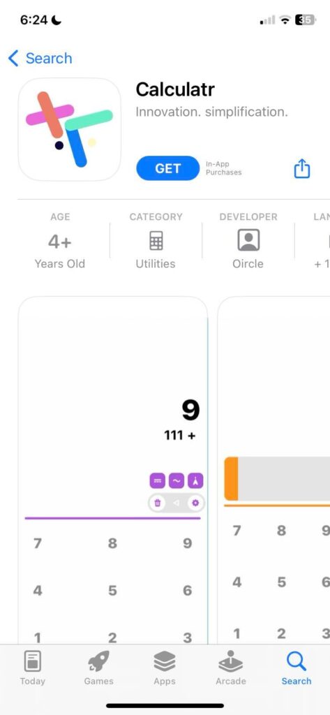 Calculator On The Apple App Store