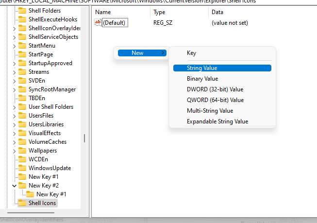 Remove Shortcut arrow icon in Windows 11