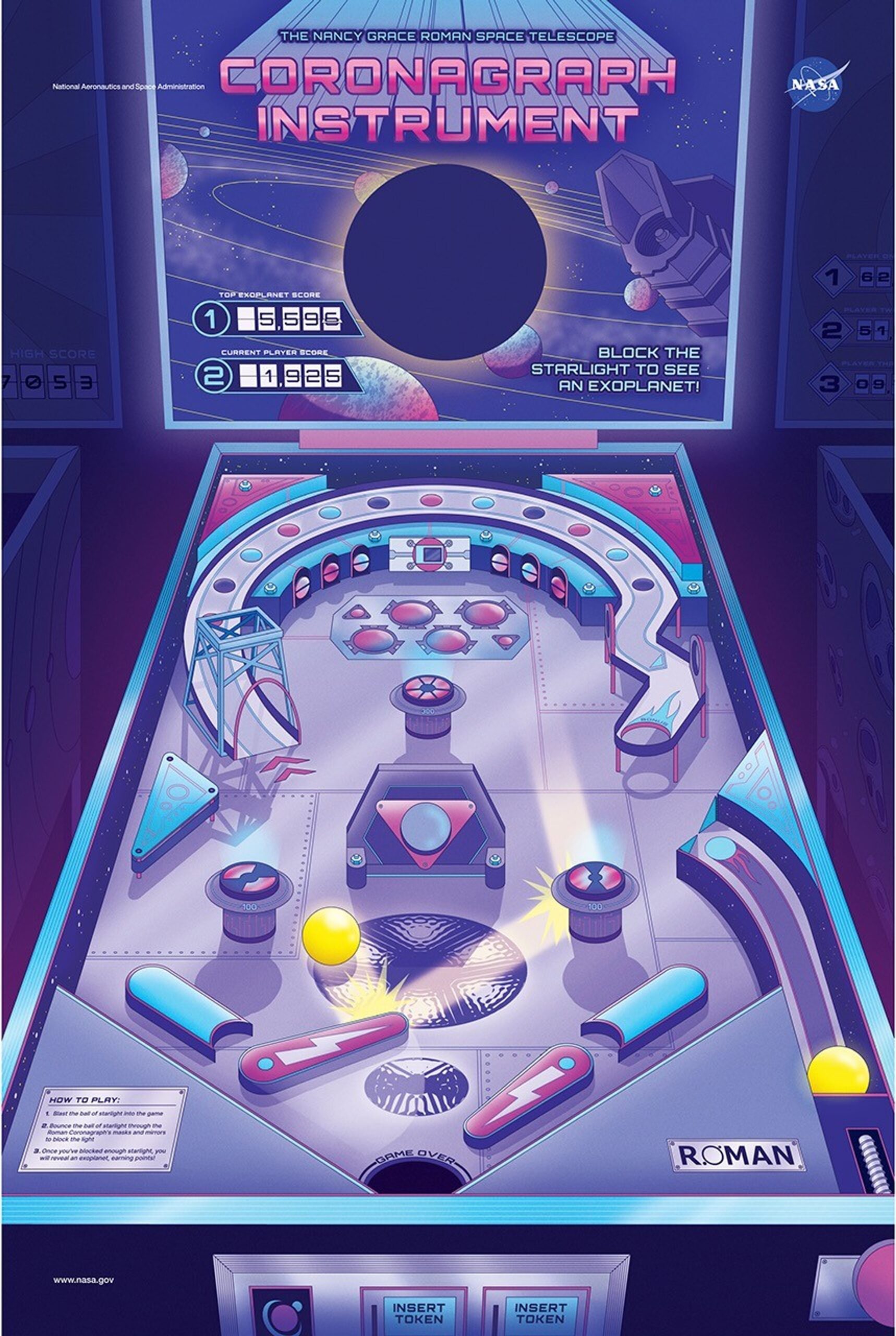 cgi poster front.jpg Roman Space Telescope Coronagraph Instrument Poster - NASA Science