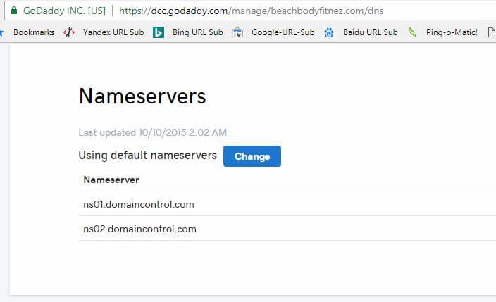 Change the Nameserver of your Domain to host your website Somewhere else