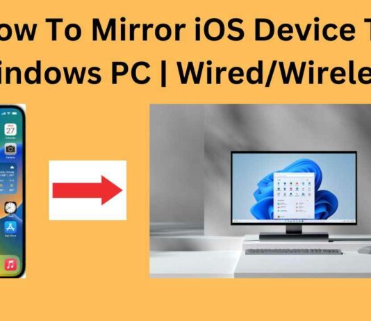 How To Mirror iOS Device To Windows PC | Wired/Wireless How To Mirror iOS Device To Windows PC | Wired/Wireless