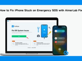 How To Fix iPhone Stuck On Emergency SOS With AimerLab FixMate? fixmate