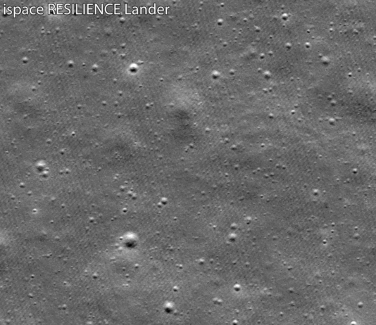 NASA’s LRO Spots Impact Site of ispace’s HAKUTO-R Lander NASA’s LRO Views ispace HAKUTO-R Mission 2 Moon Lander Impact Site - NASA