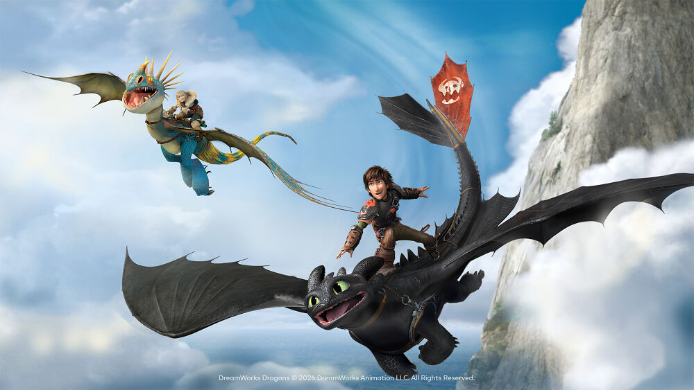 Soar Into The Isle Of Berk: Comcast Debuts “DreamWorks How to Train Your Dragon: Flight Academy” at The Universal Sphere