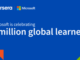 Microsoft and Coursera Reach 1 Million Global Learners Milestone Celebrating 1 million global learners of content and credentials from Microsoft - Coursera Blog