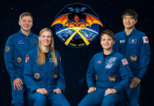 NASA Schedules Briefings for Upcoming ISS Crew Missions Official crew portrait for NASA’s SpaceX Crew-10 mission with NASA astronauts Anne McClain and Nichole Ayers, JAXA (Japan Aerospace Exploration Agency) astronaut Takuya Onishi, and Roscosmos cosmonaut Kirill Peskov.