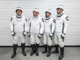 NASA Announces Broadcast Plans for SpaceX Crew-11 Launch The crew of NASA’s SpaceX Crew-11 mission to the International Space Station pictured during a training session at SpaceX facilities in Florida.