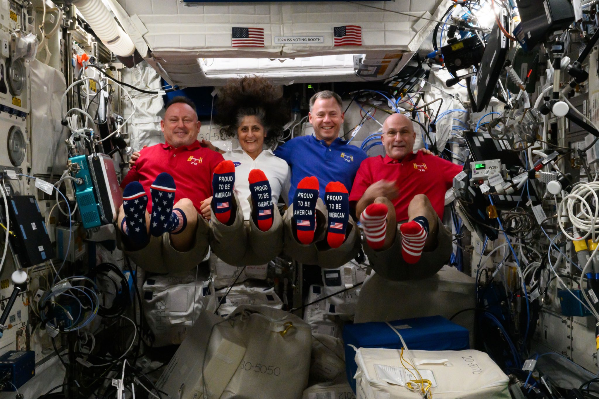 crew 9 photo.jpeg NASA astronauts voting aboard the ISS