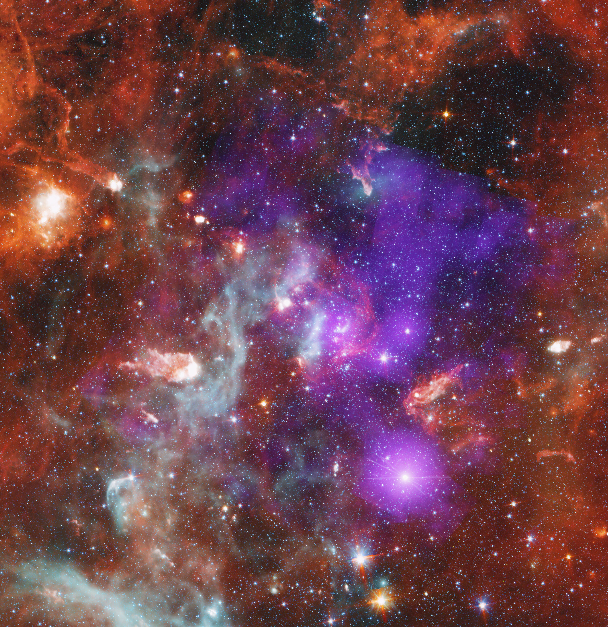 cygob2 crunched.jpg Planets Beware: NASA Unburies Danger Zones of Star Cluster - NASA